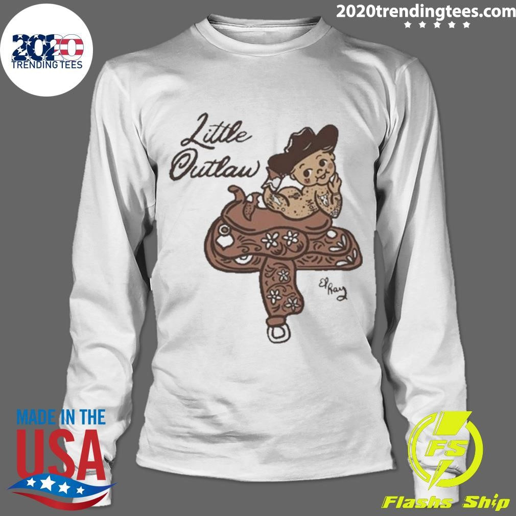 Top Kewpie Cowboy Little Outlaw - Adult & Kids T-Shirts, Sweatshirts & Hoodies apparel design preview 4