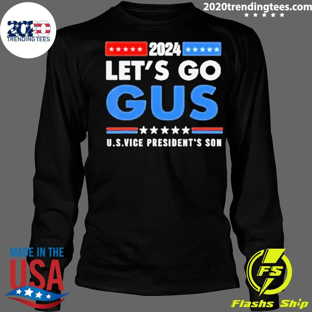 Top Let's Go Gus Tim Walz 2024 - Adult & Kids T-Shirts, Sweatshirts & Hoodies apparel design preview 4