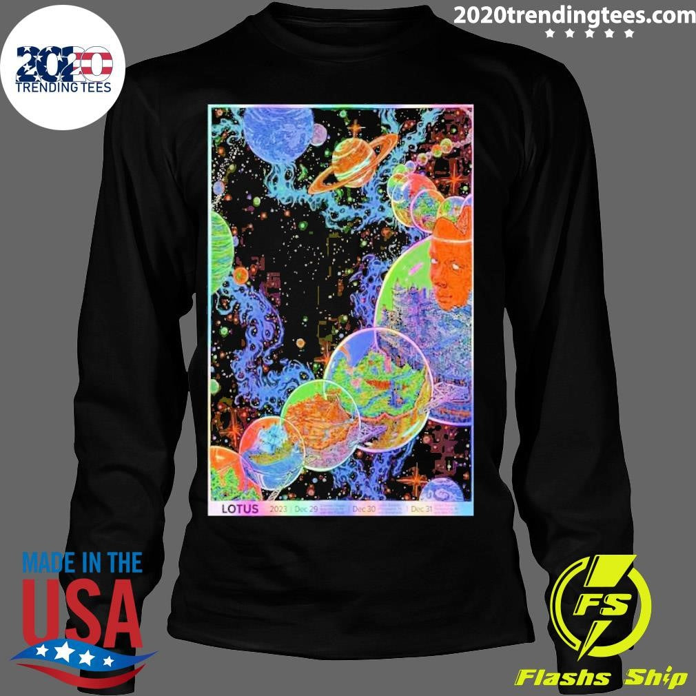Top Lotus Nye 2023 Poster - Adult & Kids T-Shirts, Sweatshirts & Hoodies apparel design preview 4