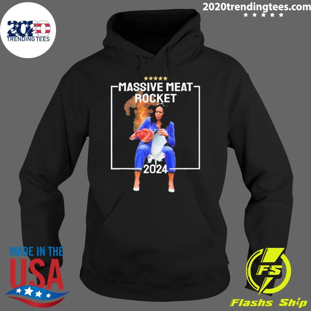 Top Luke Rudkowski Massive Meat Rocket 2024 - Adult & Kids T-Shirts, Sweatshirts & Hoodies apparel design preview 2