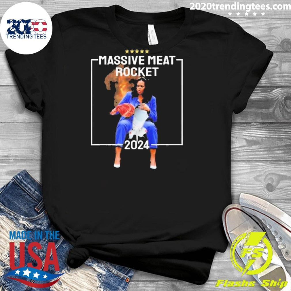 Top Luke Rudkowski Massive Meat Rocket 2024 - Adult & Kids T-Shirts, Sweatshirts & Hoodies apparel design preview 3