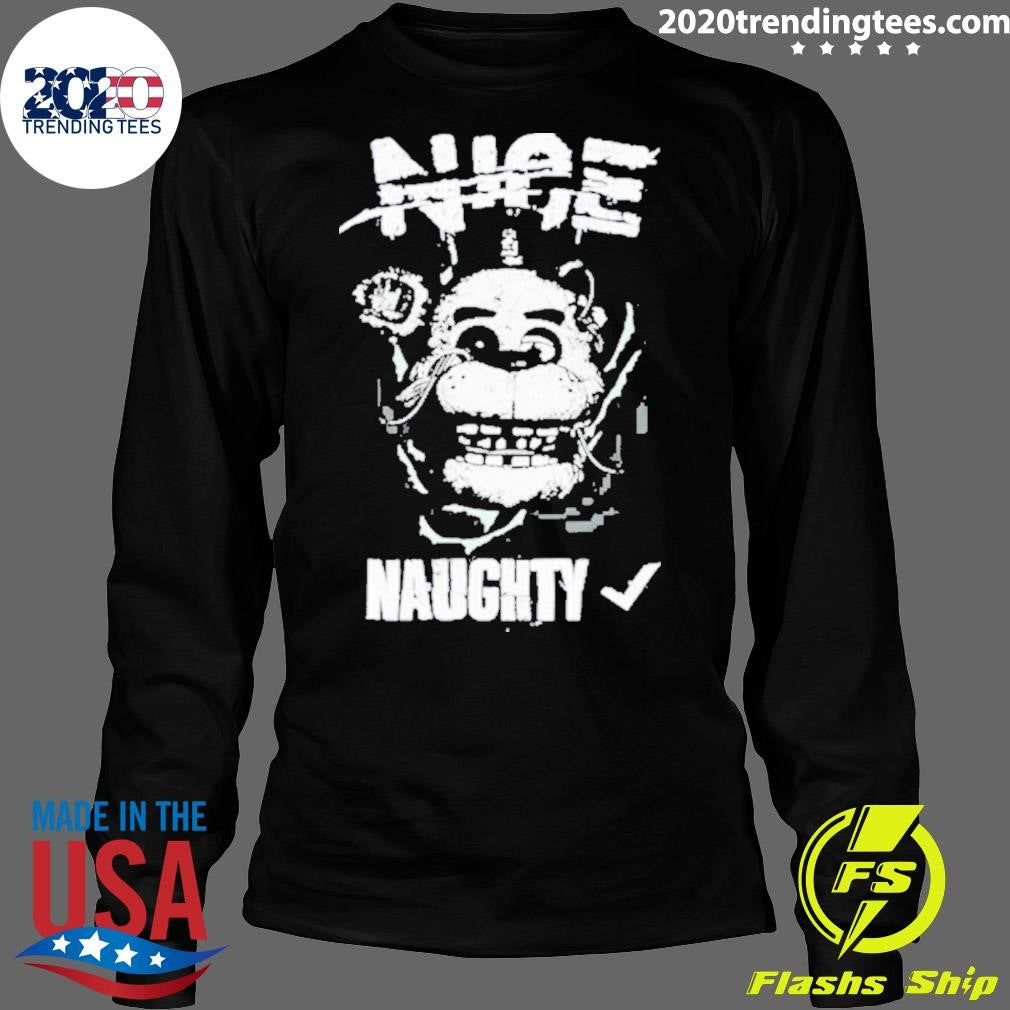Top Nice Naughty Freddy - Adult & Kids T-Shirts, Sweatshirts & Hoodies apparel design preview 4