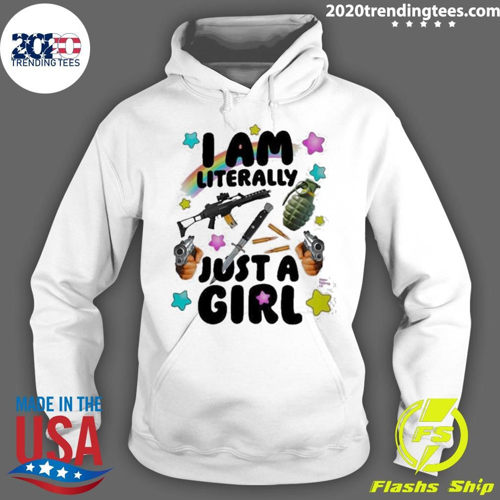 Top Premium Teen Hearts I Am Literally Just A Girl - Adult & Kids T-Shirts, Sweatshirts & Hoodies apparel design preview 2