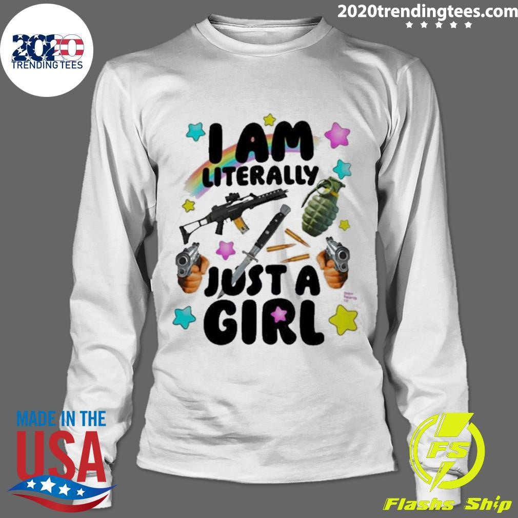 Top Premium Teen Hearts I Am Literally Just A Girl - Adult & Kids T-Shirts, Sweatshirts & Hoodies apparel design preview 4