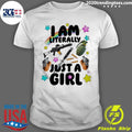 Top Premium Teen Hearts I Am Literally Just A Girl - Adult & Kids T-Shirts, Sweatshirts & Hoodies apparel design preview 1