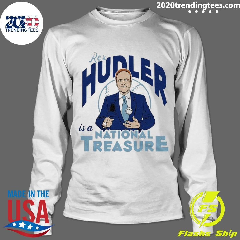 Top Rex Hudler Is A National Treasure - Adult & Kids T-Shirts, Sweatshirts & Hoodies apparel design preview 4