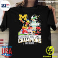 Top Rose Bowl Champions 2024 Michigan Wolverines - Adult & Kids T-Shirts, Sweatshirts & Hoodies apparel design preview 1