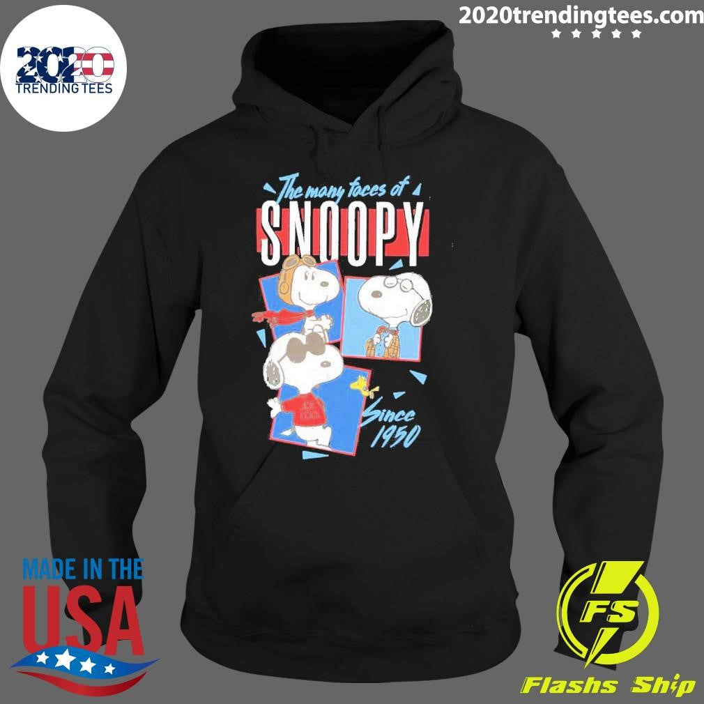 Top Snoopy And Woodstock The Many Faces Of Since 1950 - Adult & Kids T-Shirts, Sweatshirts & Hoodies apparel design preview 2