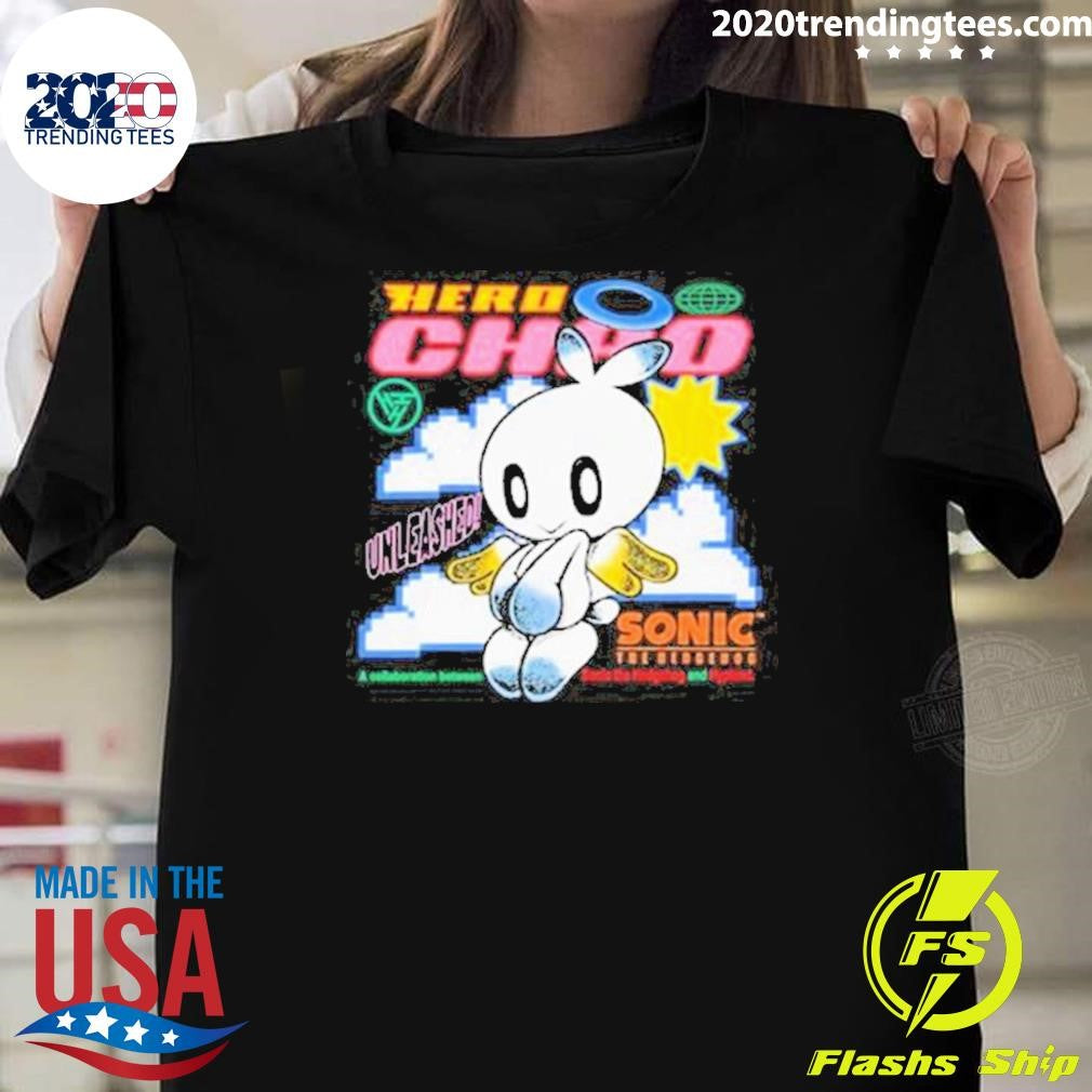 Top Sonic The Hedgeblog Hero Chao - Adult & Kids T-Shirts, Sweatshirts & Hoodies apparel design preview 1