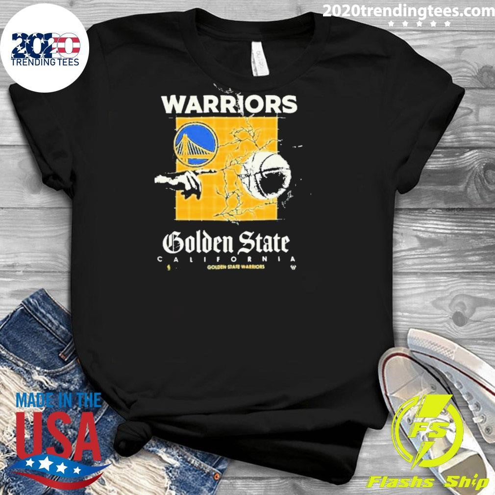 Top State Warriors Courtside Max90 - Adult & Kids T-Shirts, Sweatshirts & Hoodies apparel design preview 3