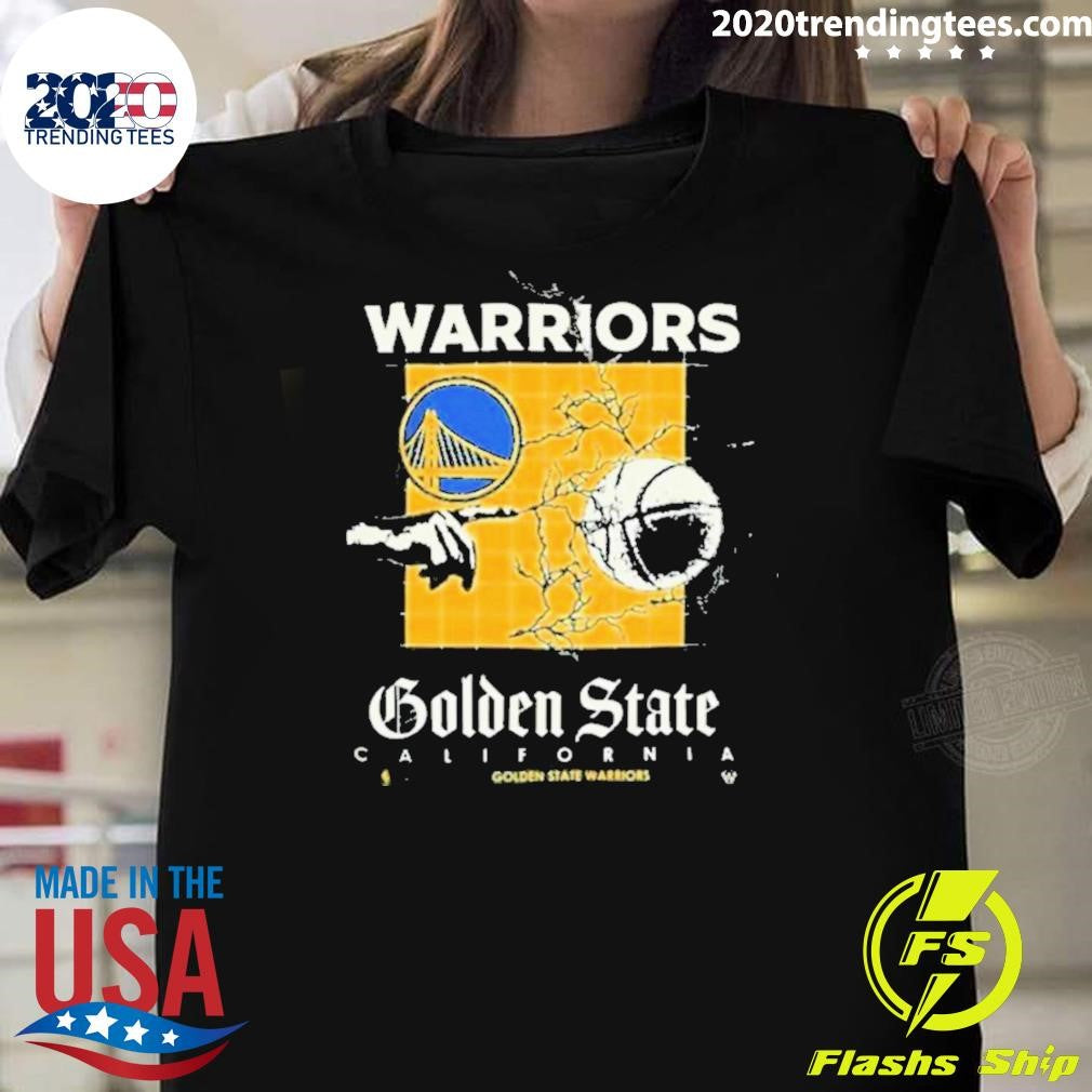Top State Warriors Courtside Max90 - Adult & Kids T-Shirts, Sweatshirts & Hoodies apparel design preview 1
