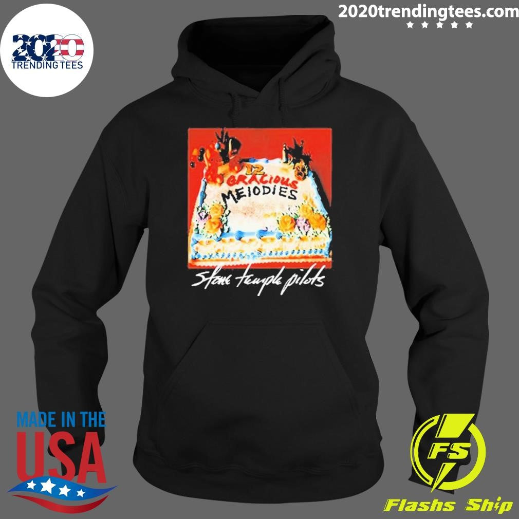 Top Stone Temple Pilots 12 Gracious Melodies 30th - Adult & Kids T-Shirts, Sweatshirts & Hoodies apparel design preview 2