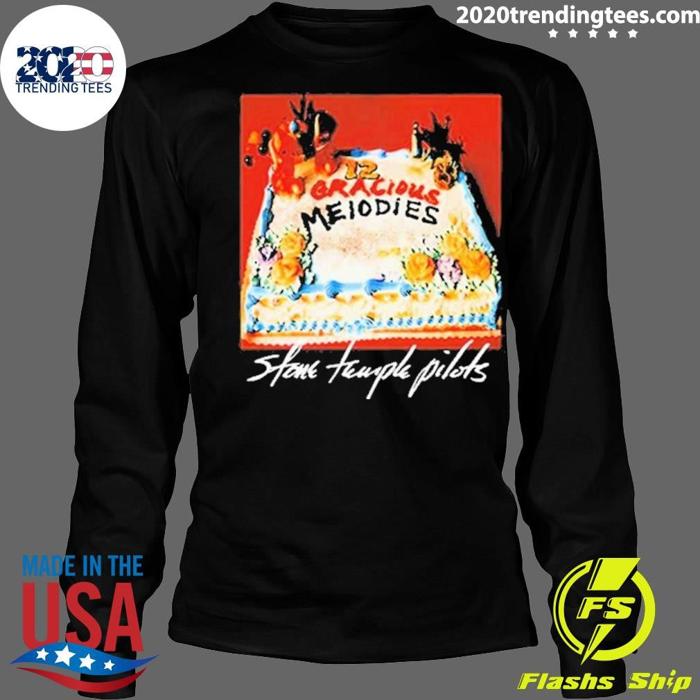 Top Stone Temple Pilots 12 Gracious Melodies 30th - Adult & Kids T-Shirts, Sweatshirts & Hoodies apparel design preview 4
