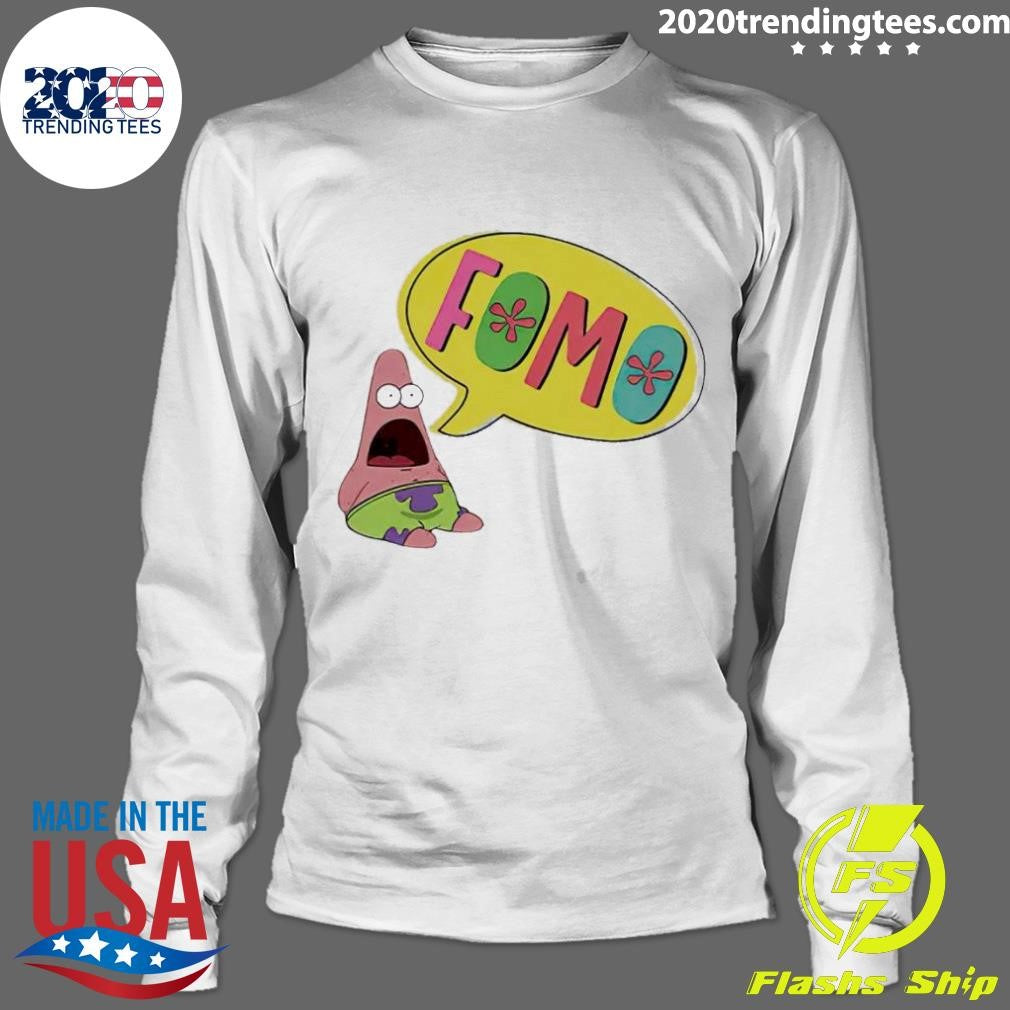 Top Surprised Patrick Fomo - Adult & Kids T-Shirts, Sweatshirts & Hoodies apparel design preview 4