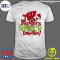 Top The Badgers Grinch Lives Here Christmas - Adult & Kids T-Shirts, Sweatshirts & Hoodies apparel design preview 1