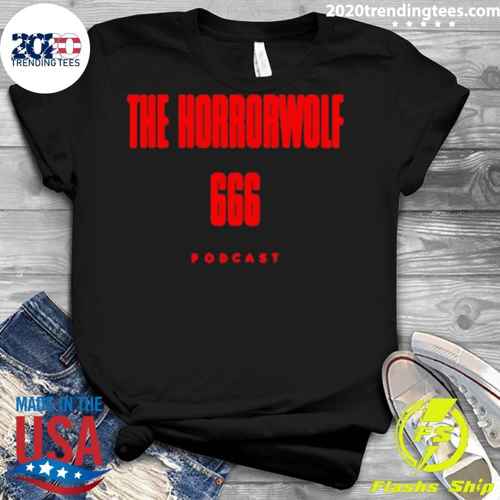 Top The Horrorwolf 666 Podcast - Adult & Kids T-Shirts, Sweatshirts & Hoodies apparel design preview 3