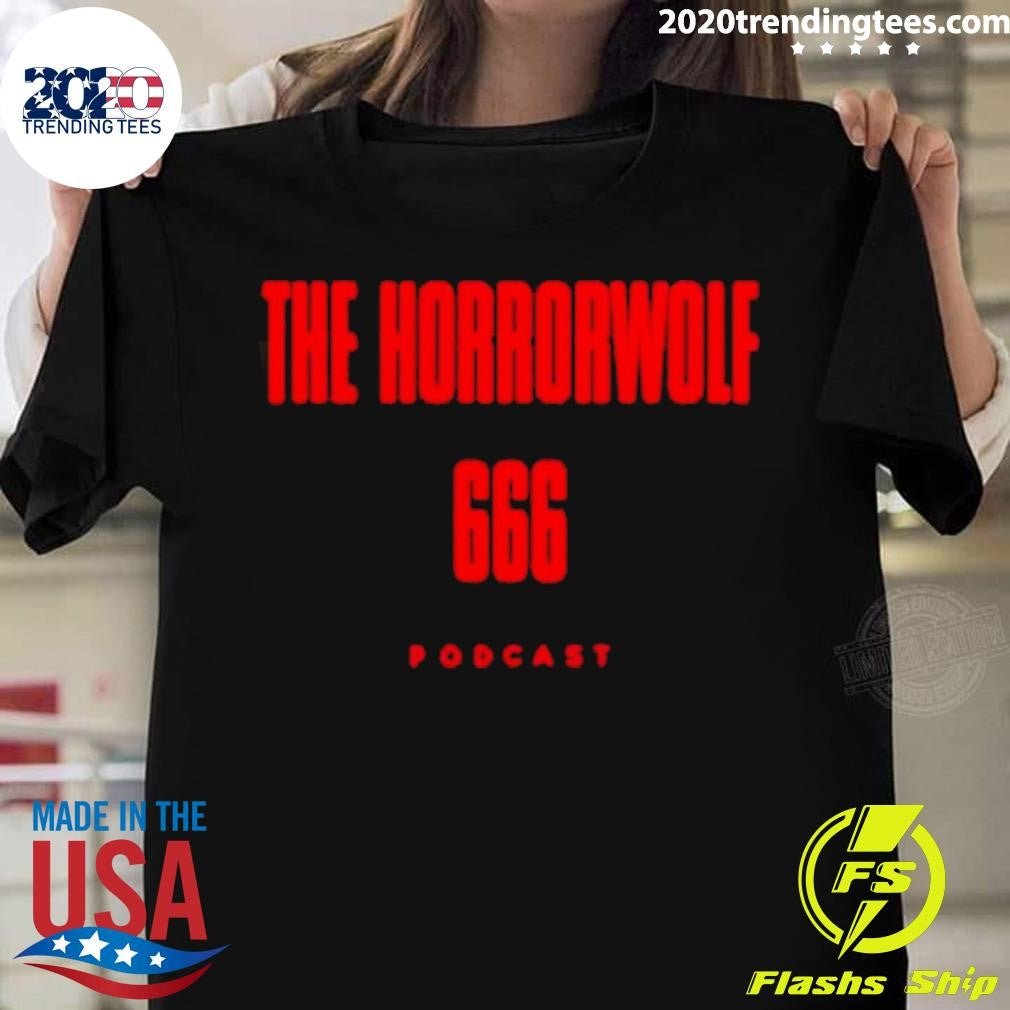 Top The Horrorwolf 666 Podcast - Adult & Kids T-Shirts, Sweatshirts & Hoodies apparel design preview 1