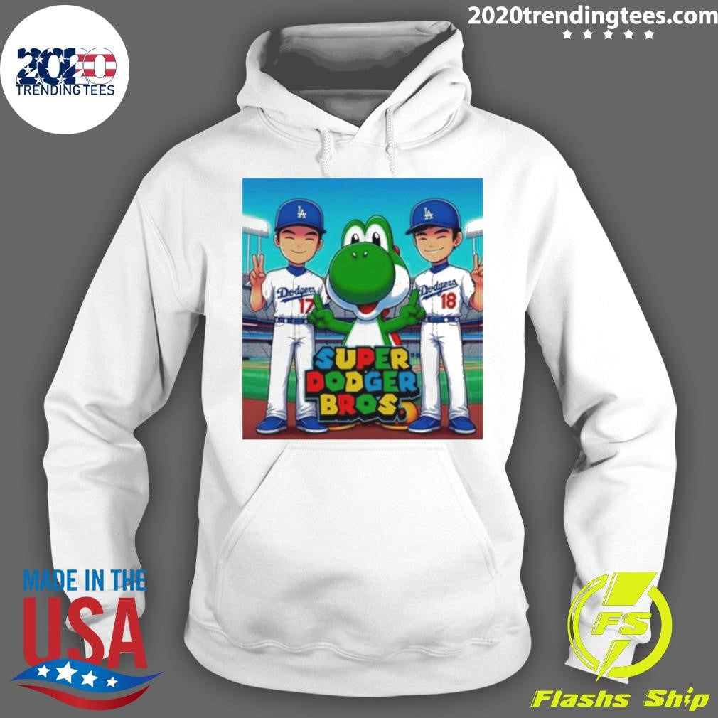 Top The Super Dodger Bros - Adult & Kids T-Shirts, Sweatshirts & Hoodies apparel design preview 2