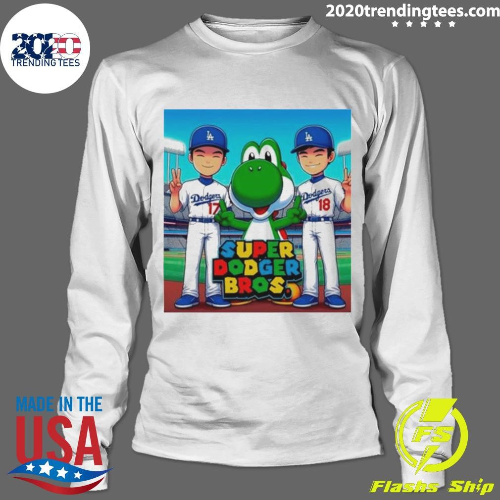 Top The Super Dodger Bros - Adult & Kids T-Shirts, Sweatshirts & Hoodies apparel design preview 4