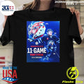 Top The Winnipeg Jets 11 Game Point Streak 9-0-2 - Adult & Kids T-Shirts, Sweatshirts & Hoodies apparel design preview 1