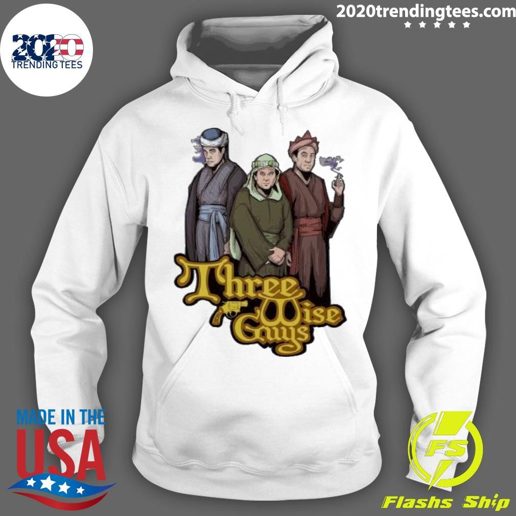 Top Three Wise Guys Smoking - Adult & Kids T-Shirts, Sweatshirts & Hoodies apparel design preview 2