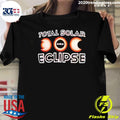 Top Total Solar Eclipse 04 08 24 - Adult & Kids T-Shirts, Sweatshirts & Hoodies apparel design preview 1