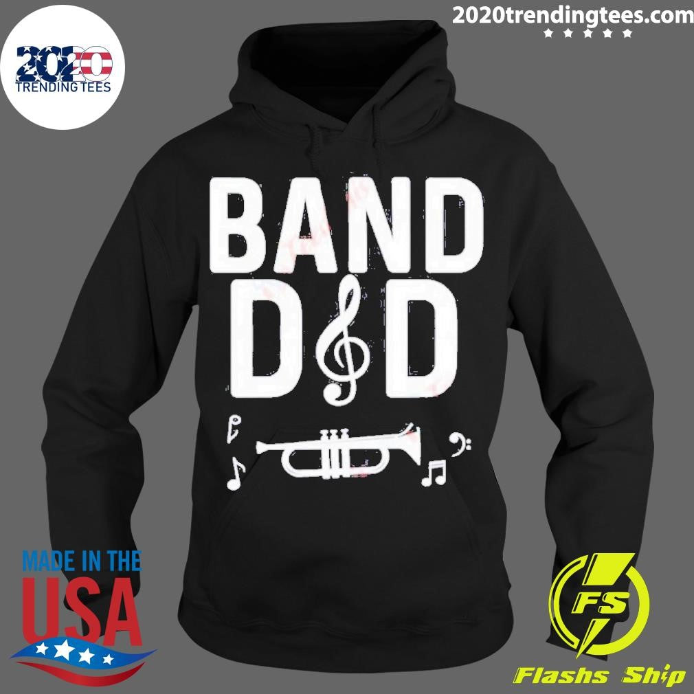 Top Trumpet Band Dad - Adult & Kids T-Shirts, Sweatshirts & Hoodies apparel design preview 2