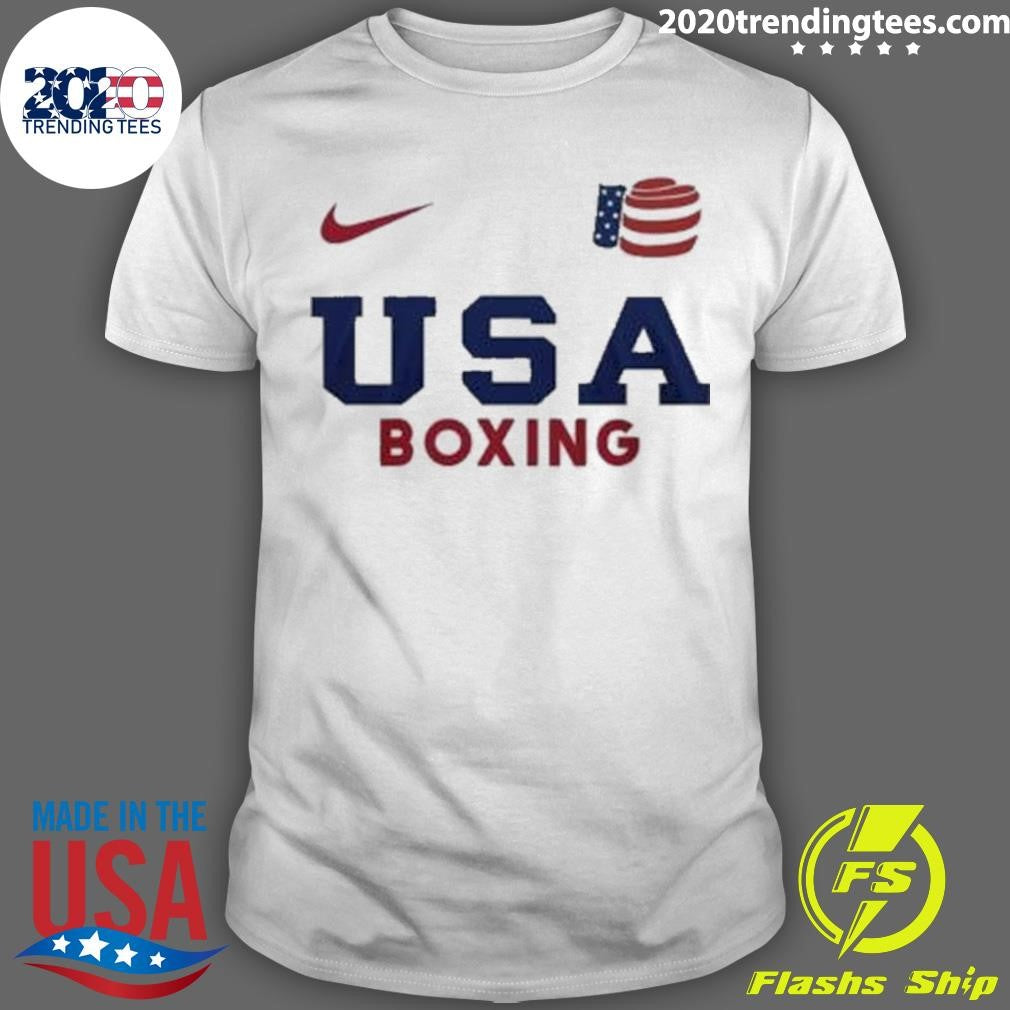 Top Usa Boxing Oympic Paris 2024 Nike - Adult & Kids T-Shirts, Sweatshirts & Hoodies apparel design preview 1