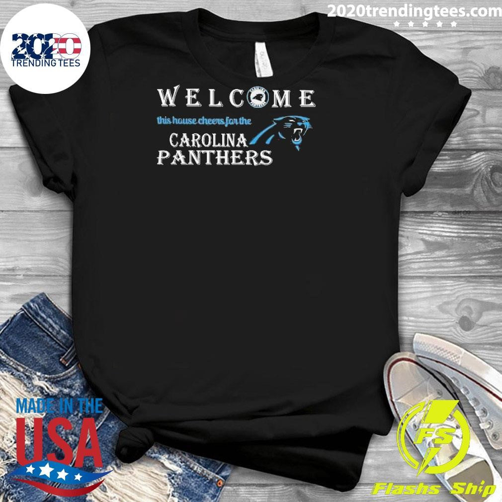 Top Welcome This House Cheers For The Carolina - Adult & Kids T-Shirts, Sweatshirts & Hoodies apparel design preview 3