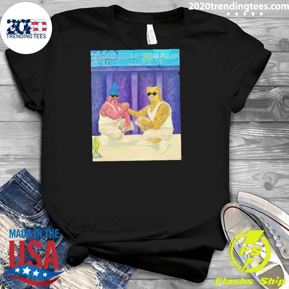 Top cholobob Spongebob And Pinhead Vato Shakin - Adult & Kids T-Shirts, Sweatshirts & Hoodies apparel design preview 3