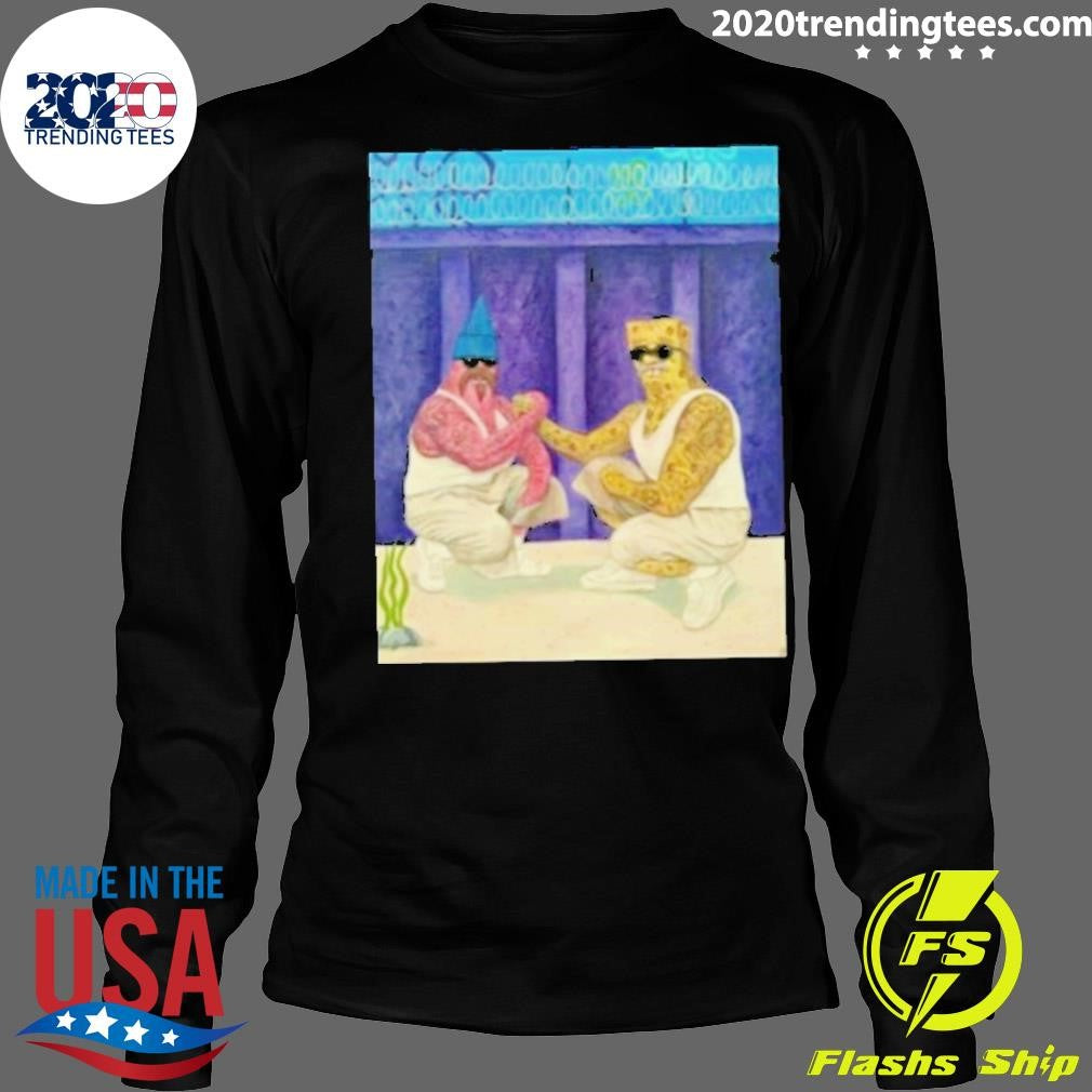 Top cholobob Spongebob And Pinhead Vato Shakin - Adult & Kids T-Shirts, Sweatshirts & Hoodies apparel design preview 4