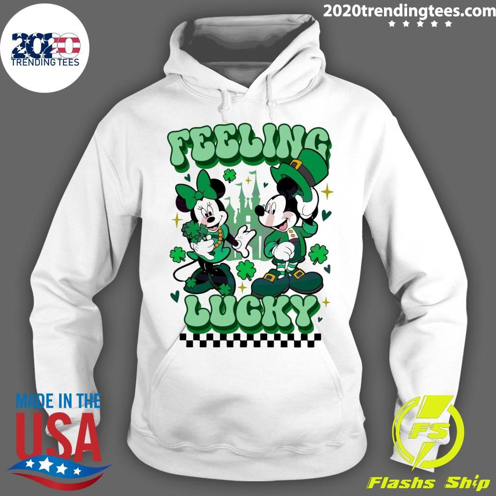 Top disney Mickey Minnie Feeling Lucky - Adult & Kids T-Shirts, Sweatshirts & Hoodies apparel design preview 2