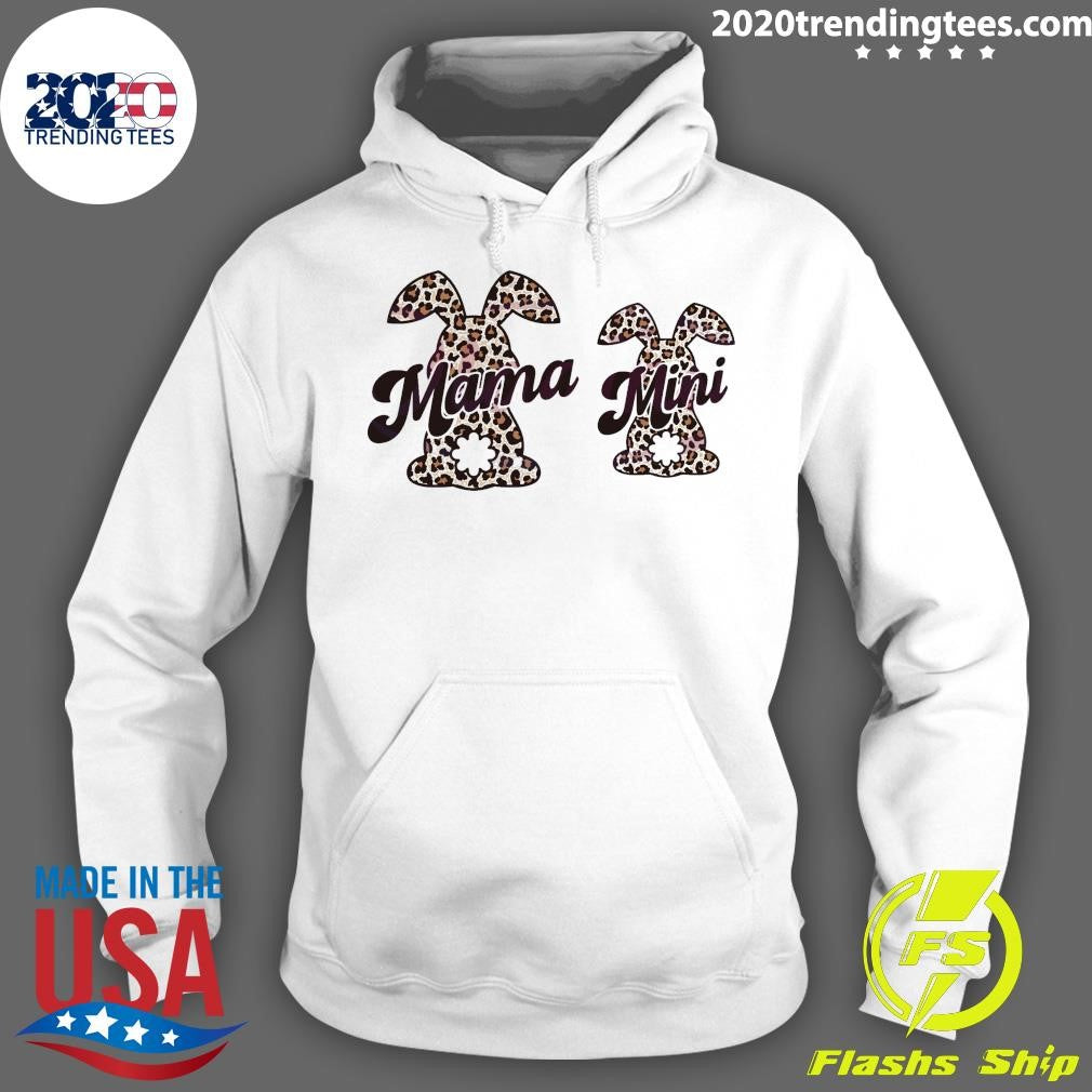 Top easter Leopard Bunny Mama Mini - Adult & Kids T-Shirts, Sweatshirts & Hoodies apparel design preview 2