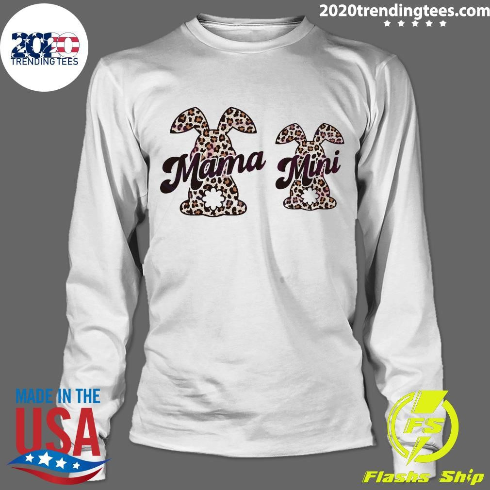 Top easter Leopard Bunny Mama Mini - Adult & Kids T-Shirts, Sweatshirts & Hoodies apparel design preview 4
