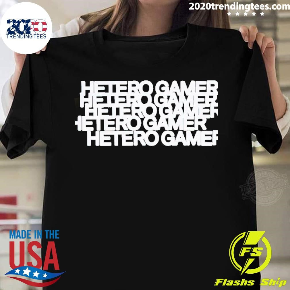 Top hetero Gamer - Adult & Kids T-Shirts, Sweatshirts & Hoodies apparel design preview 1