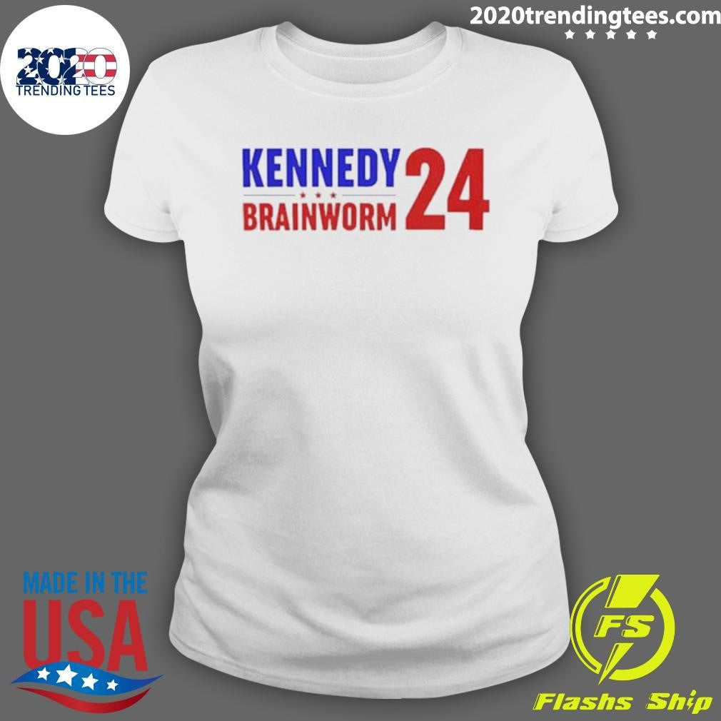 Top kennedy Brainworm 24 - Adult & Kids T-Shirts, Sweatshirts & Hoodies apparel design preview 3