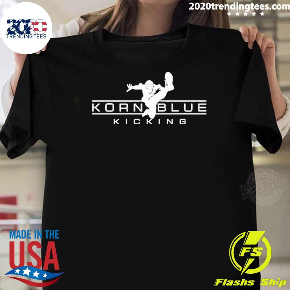 Top kornblue Kicking - Adult & Kids T-Shirts, Sweatshirts & Hoodies apparel design preview 1