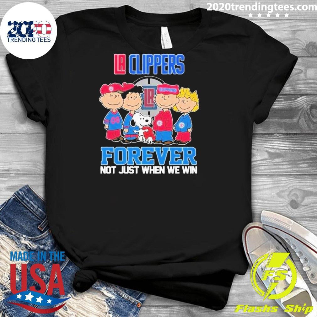 Top los Angeles Clippers Forever Not Just When We Win - Adult & Kids T-Shirts, Sweatshirts & Hoodies apparel design preview 3