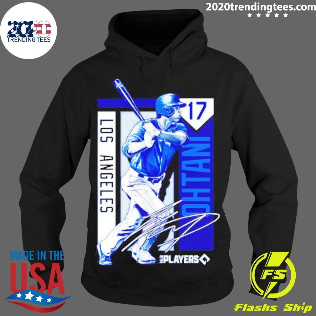 Top los Angeles Dodgers Shohei Ohtani Hit The Ball - Adult & Kids T-Shirts, Sweatshirts & Hoodies apparel design preview 2