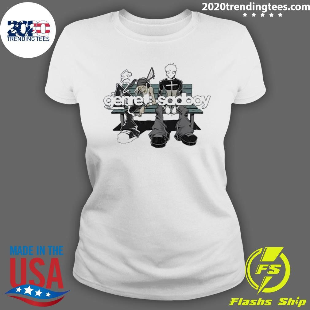 Top machinegunkelly Genre Sadboy Anime - Adult & Kids T-Shirts, Sweatshirts & Hoodies apparel design preview 3