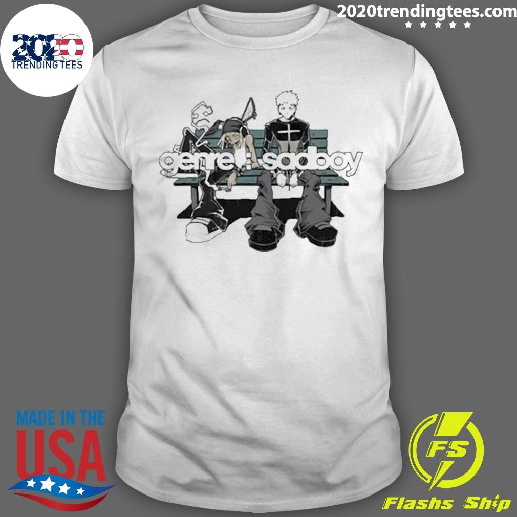 Top machinegunkelly Genre Sadboy Anime - Adult & Kids T-Shirts, Sweatshirts & Hoodies apparel design preview 1