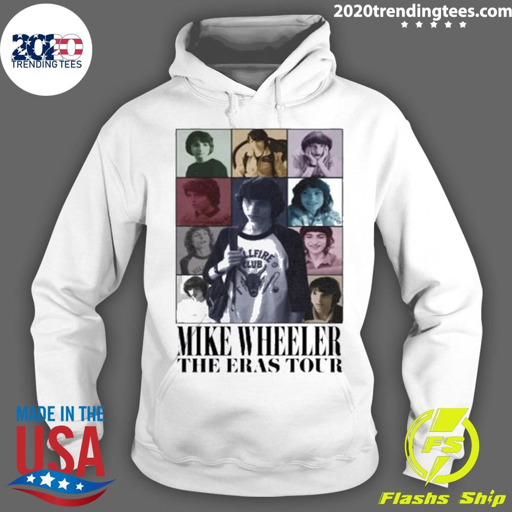 Top mike Wheeler The Eras Tour - Adult & Kids T-Shirts, Sweatshirts & Hoodies apparel design preview 2