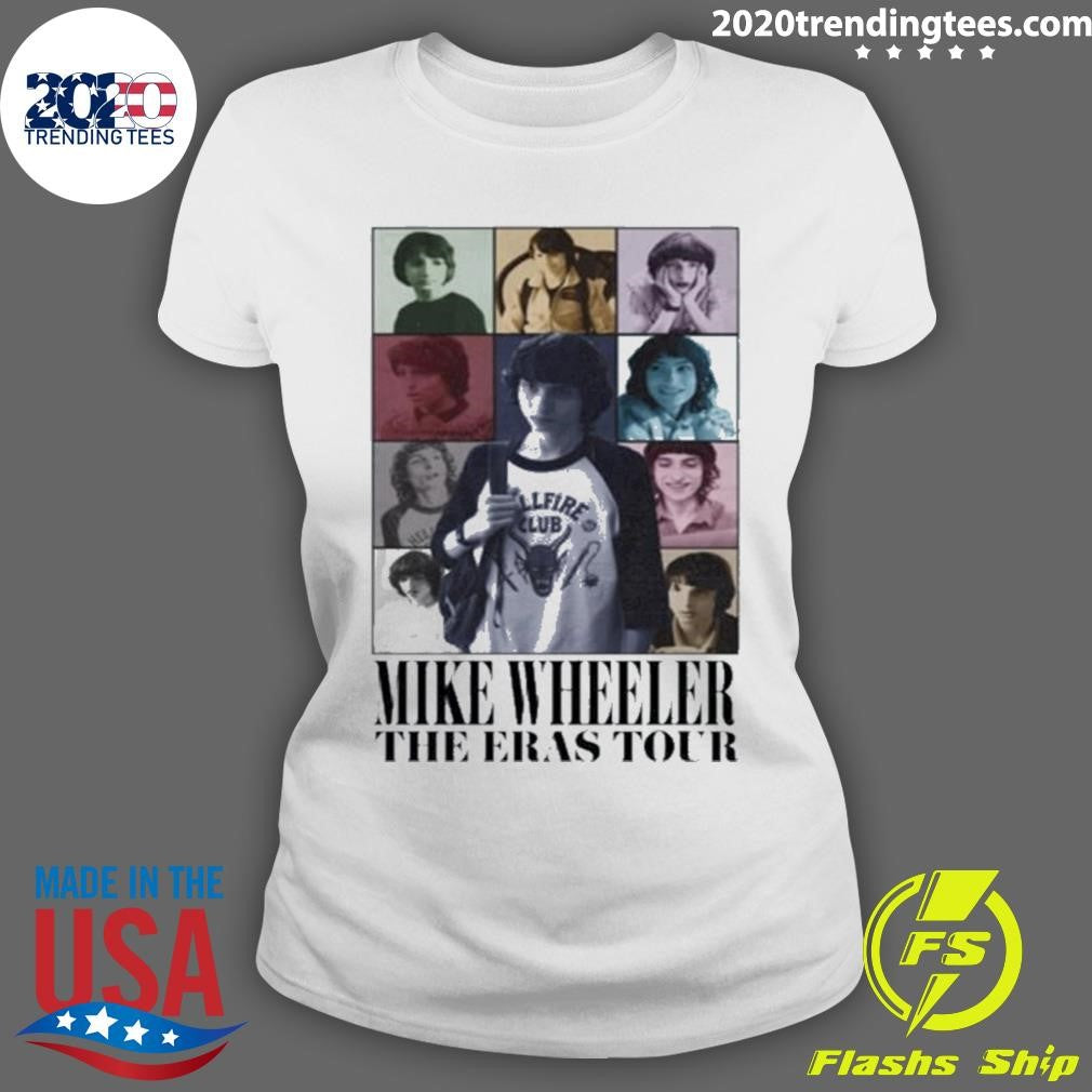 Top mike Wheeler The Eras Tour - Adult & Kids T-Shirts, Sweatshirts & Hoodies apparel design preview 3