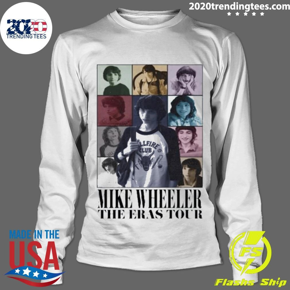 Top mike Wheeler The Eras Tour - Adult & Kids T-Shirts, Sweatshirts & Hoodies apparel design preview 4