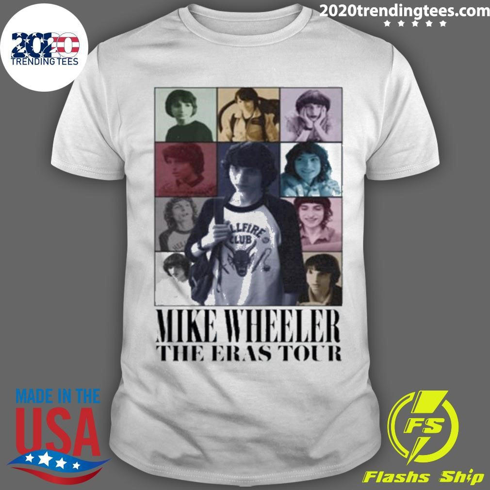 Top mike Wheeler The Eras Tour - Adult & Kids T-Shirts, Sweatshirts & Hoodies apparel design preview 1