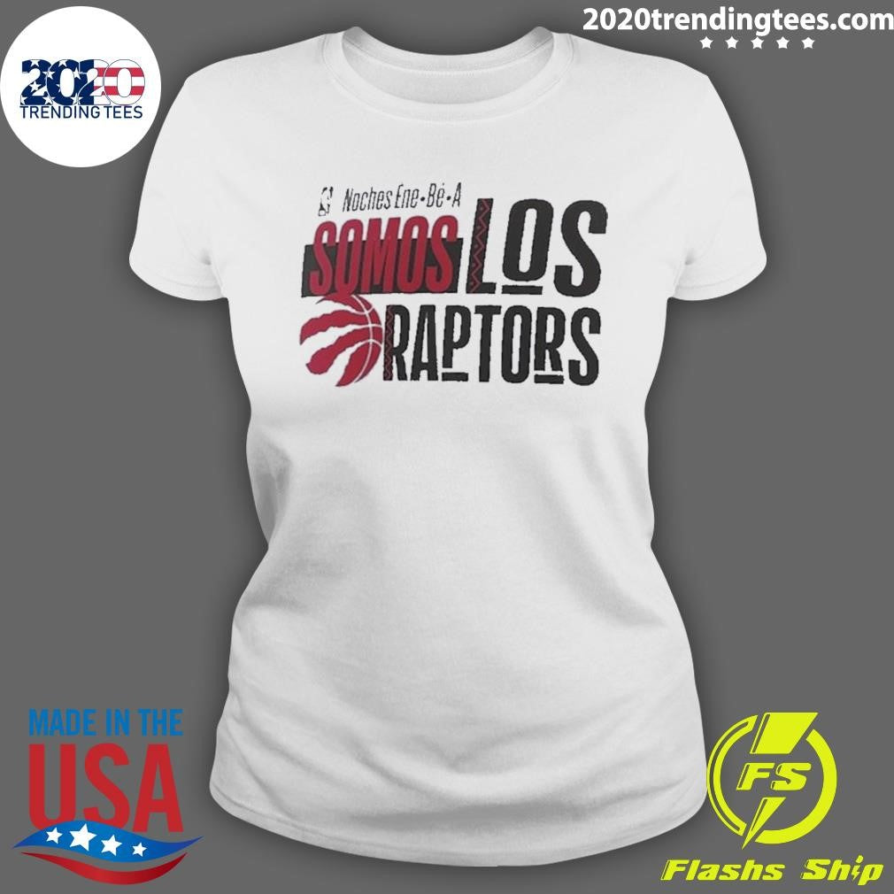 Top nba Noches Ene-be-a Training 2024 Toronto Raptors - Adult & Kids T-Shirts, Sweatshirts & Hoodies apparel design preview 3
