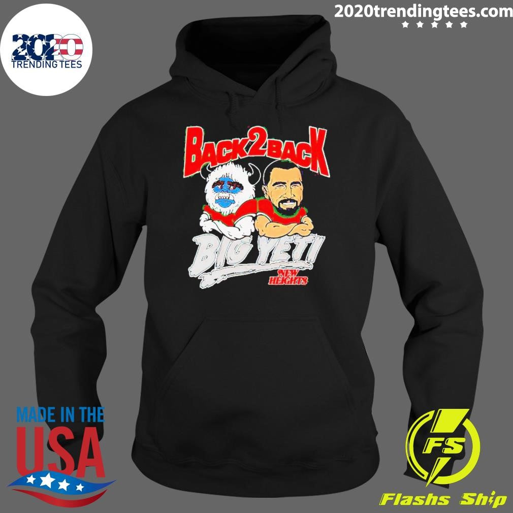 Top new Heights Back 2 Big Yeti - Adult & Kids T-Shirts, Sweatshirts & Hoodies apparel design preview 2