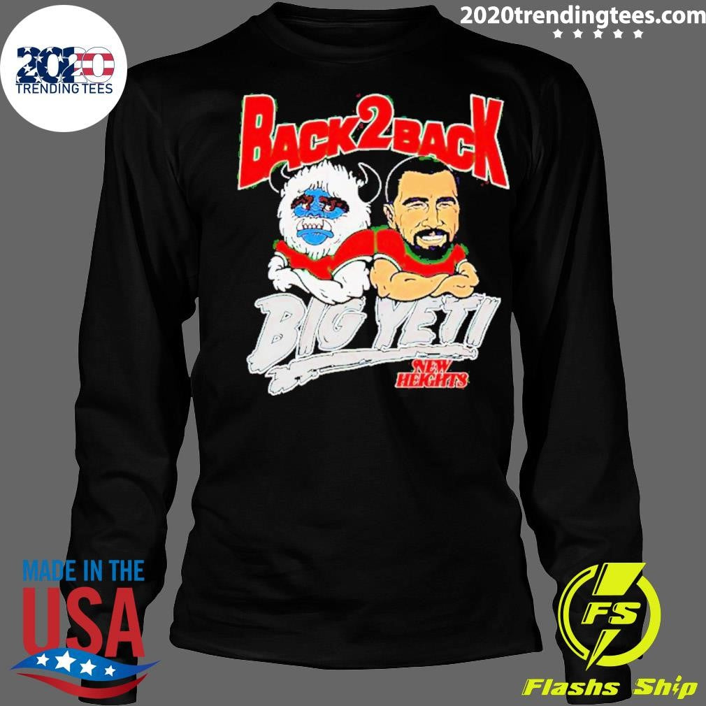 Top new Heights Back 2 Big Yeti - Adult & Kids T-Shirts, Sweatshirts & Hoodies apparel design preview 4