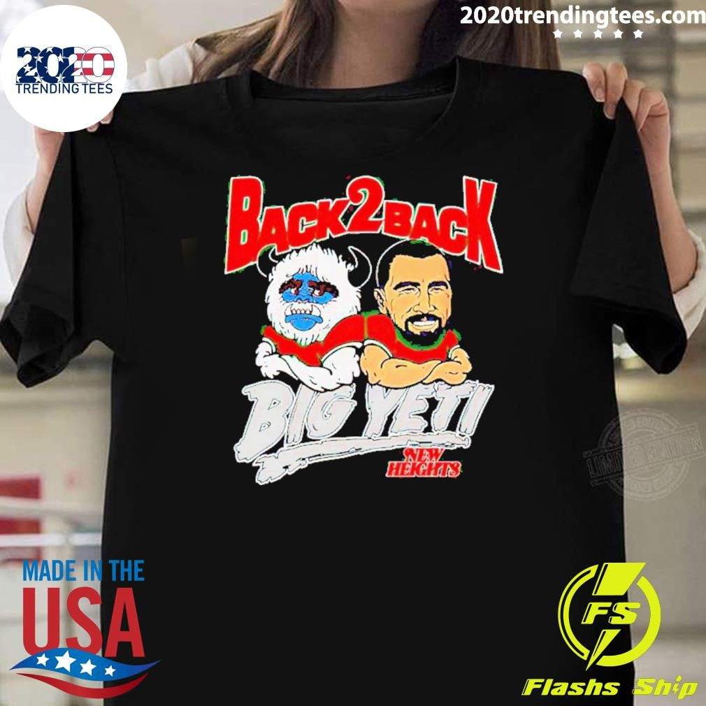Top new Heights Back 2 Big Yeti - Adult & Kids T-Shirts, Sweatshirts & Hoodies apparel design preview 1