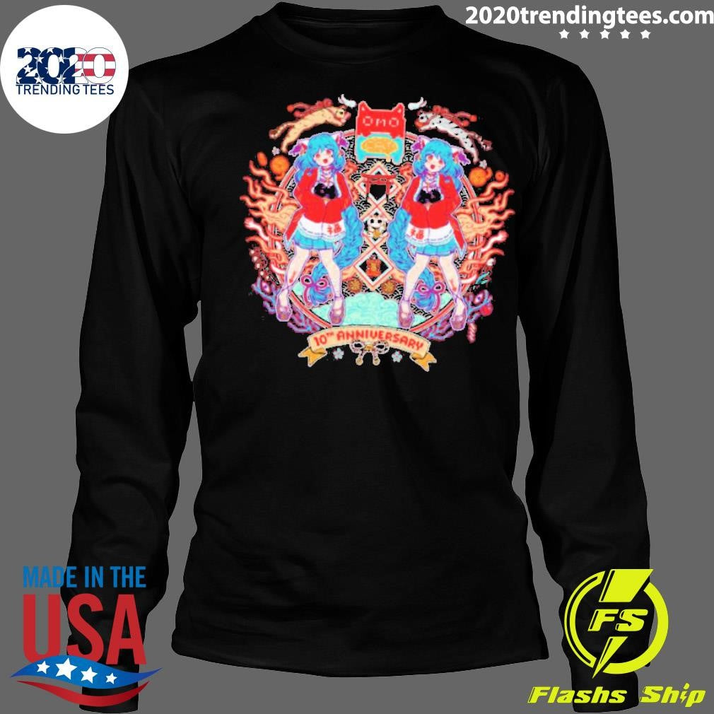 Top omocat 10th Anniversary - Adult & Kids T-Shirts, Sweatshirts & Hoodies apparel design preview 4